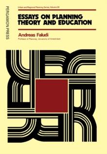 Essays on Planning Theory and Education