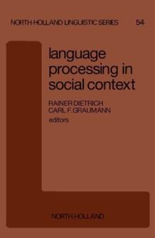 Language Processing in Social Context