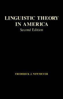 Linguistic Theory in America