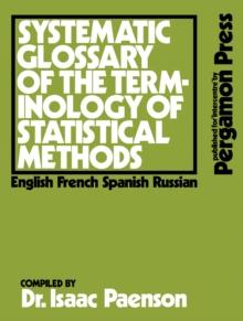 Systematic Glossary of the Terminology of Statistical Methods : English/French/Spanish/Russian