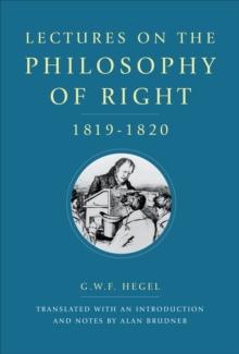 Lectures on the Philosophy of Right, 1819-1820