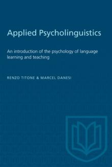 Applied Psycholinguistics : An introduction of the psychology of language learning and teaching