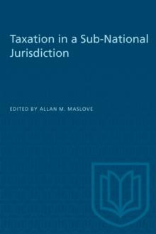 Taxation in a Sub-National Jurisdiction