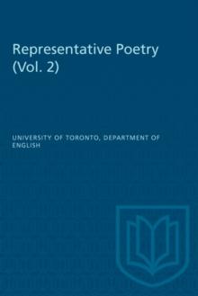 Representative Poetry : Volume 2