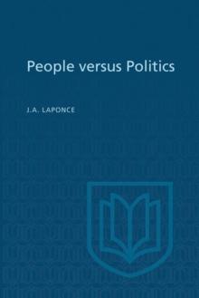 People versus Politics : A study of opinions, attitudes, and perceptions in Vancouver-Burrard