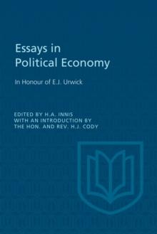 Essays in Political Economy : In Honour of E.J. Urwick