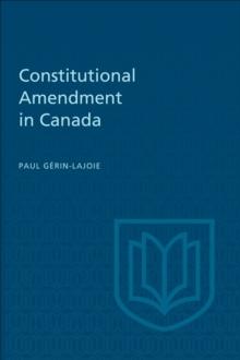 Constitutional Amendment in Canada