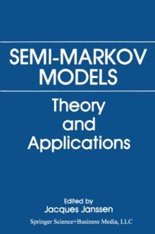 Semi-Markov Models : Theory and Applications