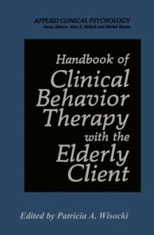 Handbook of Clinical Behavior Therapy with the Elderly Client