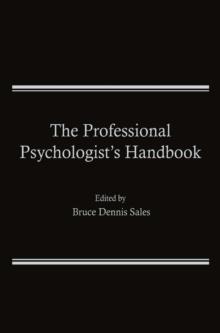 The Professional Psychologist's Handbook