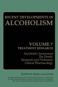 Recent Developments in Alcoholism : Treatment Research