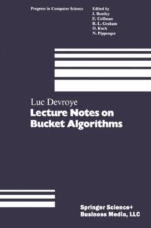 Lecture Notes on Bucket Algorithms