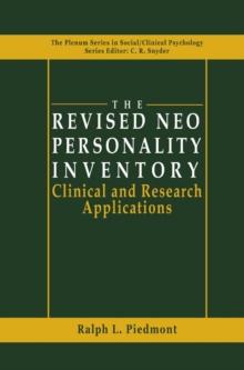 The Revised NEO Personality Inventory : Clinical and Research Applications