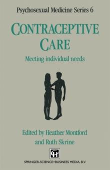 Contraceptive Care : Meeting individual needs