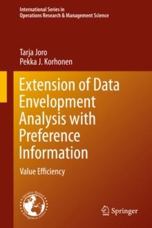 Extension of Data Envelopment Analysis with Preference Information : Value Efficiency