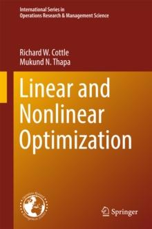 Linear and Nonlinear Optimization