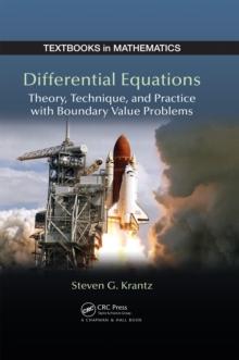 Differential Equations : Theory,Technique and Practice with Boundary Value Problems