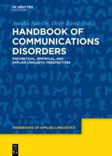 Handbook of Communication Disorders : Theoretical, Empirical, and Applied Linguistic Perspectives