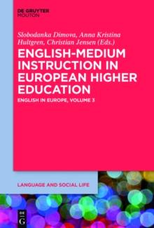 English-Medium Instruction in European Higher Education