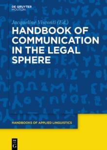 Handbook of Communication in the Legal Sphere