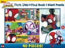 Disney Junior mavel Spidy & His Amazing Friends First Look & Find Book & Giant Puzzle