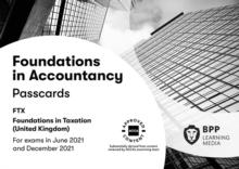 FIA Foundations in Taxation FTX FA2020 : Passcards