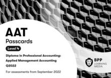 AAT Applied Management Accounting : Passcards