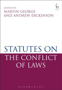 Statutes on the Conflict of Laws