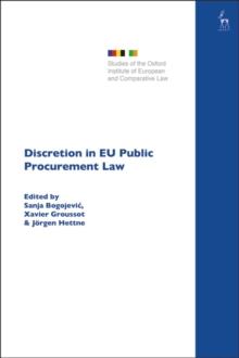 Discretion in EU Public Procurement Law