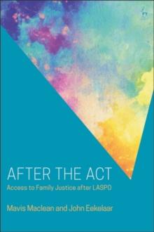 After the Act : Access to Family Justice After Laspo