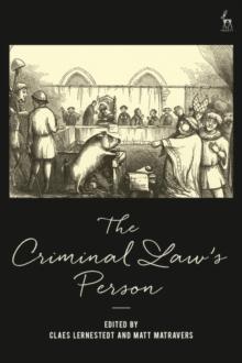 The Criminal Law s Person