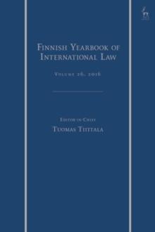 The Finnish Yearbook of International Law, Vol 26, 2016