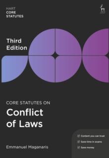 Core Statutes on Conflict of Laws