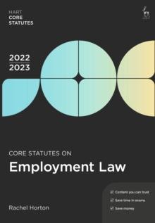 Core Statutes on Employment Law 2022-23