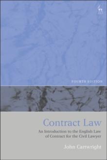 Contract Law : An Introduction to the English Law of Contract for the Civil Lawyer