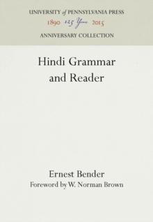 Hindi Grammar and Reader