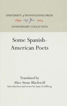 Some Spanish-American Poets