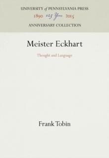 Meister Eckhart : Thought and Language