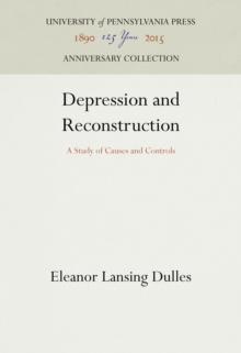 Depression and Reconstruction : A Study of Causes and Controls