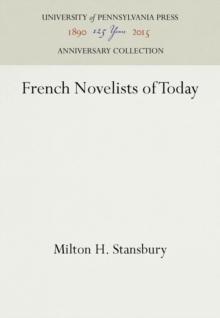 French Novelists of Today