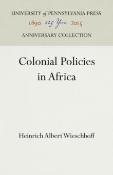 Colonial Policies in Africa