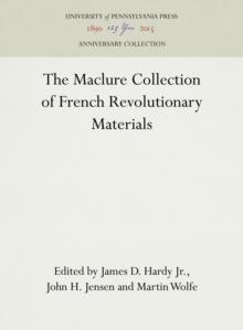 The Maclure Collection of French Revolutionary Materials