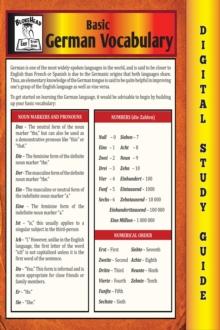 German Vocabulary (Blokehead Easy Study Guide)