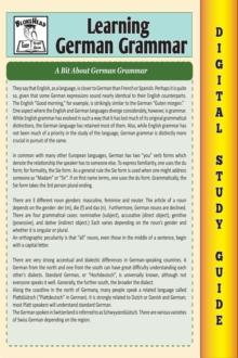 German Grammar (Blokehead Easy Study Guide)