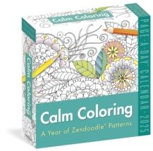 Calm Coloring Page-A-Day Calendar 2025 : A Year of Zendoodle Patterns