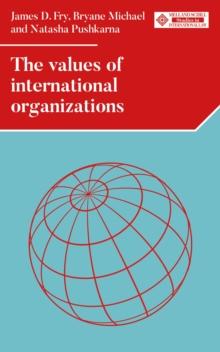 The values of international organizations