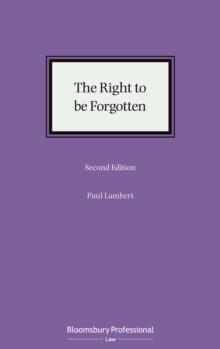 The Right to be Forgotten