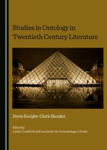 None Studies in Ontology in Twentieth Century Literature