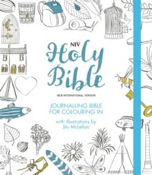 NIV Journalling Bible for Colouring In : With unlined margins and illustrations to colour in