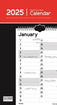 Essential Stubby Slim Calendar Calendar 2025